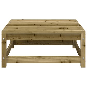 Tuinvoetenbank 70x70x30 cm ge&iuml;mpregneerd grenenhout 4