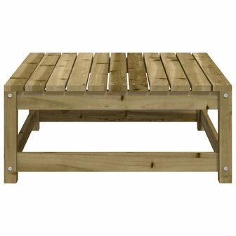 Tuinvoetenbank 70x70x30 cm ge&iuml;mpregneerd grenenhout 5