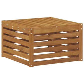 Buiten Voetenbank Massief Acaciahout Naturel 59 x 59 x 37 cm 2