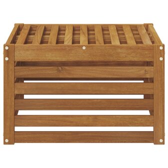 Buiten Voetenbank Massief Acaciahout Naturel 59 x 59 x 37 cm 3