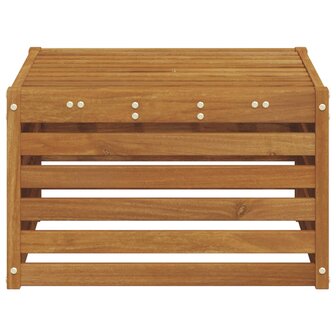 Buiten Voetenbank Massief Acaciahout Naturel 59 x 59 x 37 cm 4