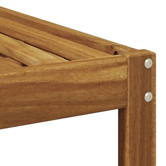 Buiten Voetenbank Massief Acaciahout Naturel 79 x 79 x 37 cm 6