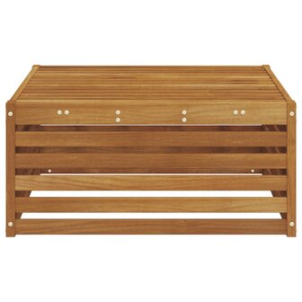 Buiten Voetenbank Naturel 79 x 79 x 37 cm Massief Acaciahout 4