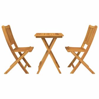Tuin Bistroset 3 pcs Bruin Massief Acaciahout 7