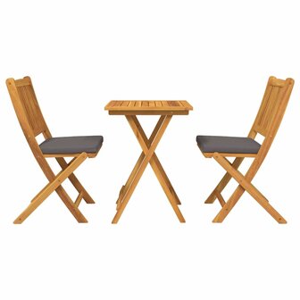 Tuin Bistroset 3 pcs Bruin Massief Acaciahout 7