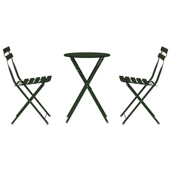 Vouw Bistroset 3 pcs Bossen Staal 7