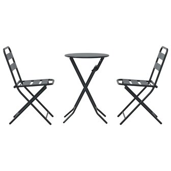 Tuin Bistroset 3 pcs Antraciet Staal 7