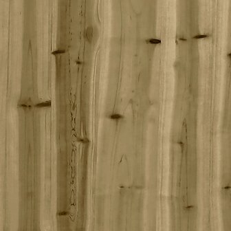 Tuinbank schanskorfontwerp 63x31,5x42 cm ge&iuml;mpregneerd hout 7