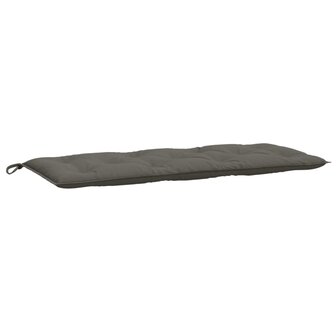 Tuinbankkussen 120x50x7 cm stof gem&ecirc;leerd donkergrijs 2
