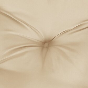 Zitkussen rond &Oslash; 60x11 cm oxford stof beige 5