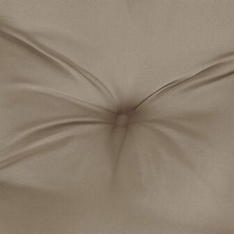 Zitkussen rond &Oslash; 60x11 cm oxford stof taupe 5