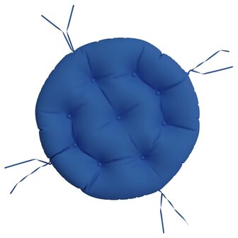 Zitkussen rond &Oslash; 60x11 cm oxford stof koningsblauw 2