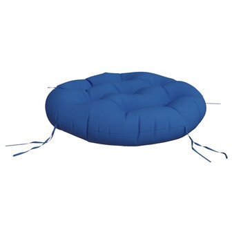 Zitkussen rond &Oslash; 60x11 cm oxford stof koningsblauw 4