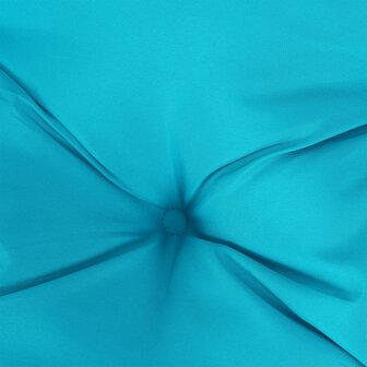 Zitkussen rond &Oslash; 60x11 cm oxford stof turquoise 5