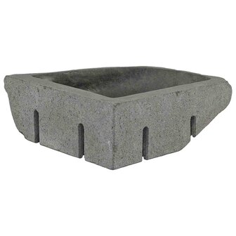 Wasbak Grijs (30-37) x (30-37) x 12 cm Riviersteen 5