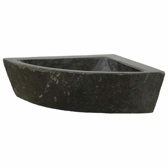 Wasbak Grijs (38-45) x (38-45) x 12 cm Riviersteen 2