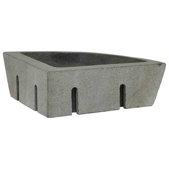 Wasbak Grijs (38-45) x (38-45) x 12 cm Riviersteen 5