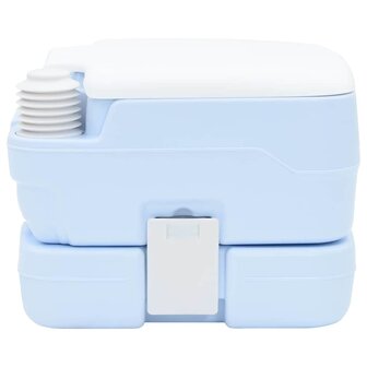 Campingtoilet Lichtblauw en Wit 41,5 x 36,5 x 30 cm Polyetheen 4