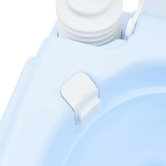 Campingtoilet Lichtblauw en Wit 41,5 x 36,5 x 30 cm Polyetheen 8