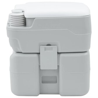 Campingtoilet Grijs en Wit 41,5 x 36,5 x 42 cm Polyetheen 5