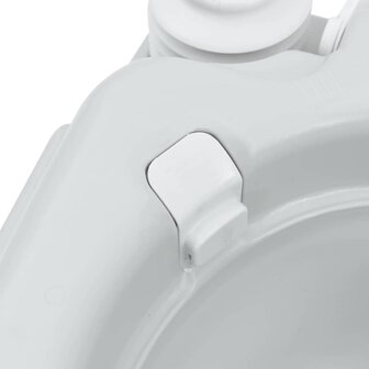 Campingtoilet Grijs en Wit 41,5 x 36,5 x 42 cm Polyetheen 6