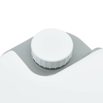 Campingtoilet Grijs en Wit 41,5 x 36,5 x 37,5 cm Polyetheen 8
