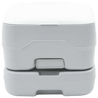 Campingtoilet Grijs en Wit 41,5 x 36,5 x 30 cm Polyetheen 3