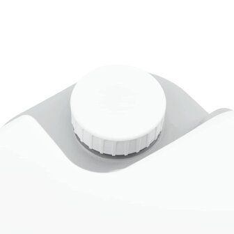 Campingtoilet Grijs en Wit 41,5 x 36,5 x 30 cm Polyetheen 8