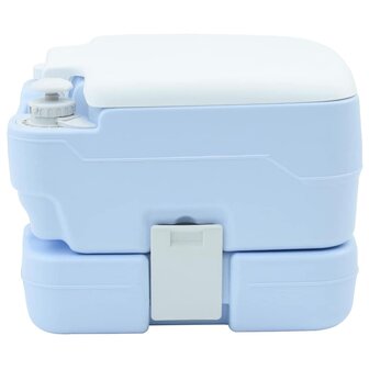 Campingtoilet Lichtblauw en Wit 41,5 x 36,5 x 30 cm Polyetheen 4