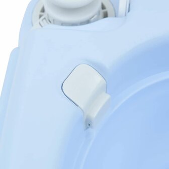 Campingtoilet Lichtblauw en Wit 41,5 x 36,5 x 30 cm Polyetheen 7