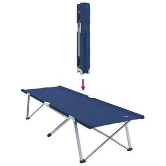 Opvouwbaar Veldbed Blauw 194 x 62,5 x 42,5 cm 9