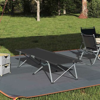 Opvouwbaar Veldbed Zwart 194 x 62,5 x 42,5 cm 1