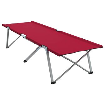 Opvouwbaar Veldbed 2 pcs Rood 194 x 62,5 x 42,5 cm 8