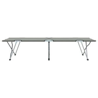 Opvouwbaar Veldbed 2 pcs Grijs 194 x 62,5 x 42,5 cm 7