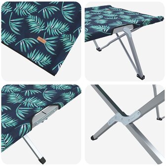 Opvouwbaar Veldbed 2 pcs Bossen 194 x 62,5 x 42,5 cm 9