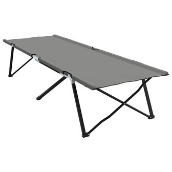 Opvouwbaar Veldbed Grijs 206 x 76 x 74 cm Oxford en Staal 7