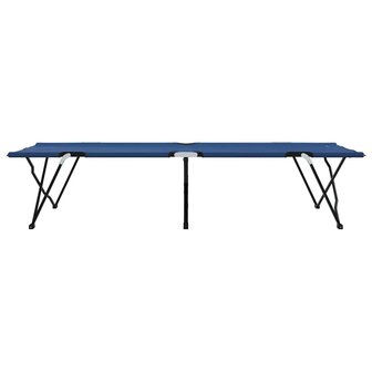 Opvouwbaar Veldbed 2 pcs Blauw 206 x 76 x 74 cm 7
