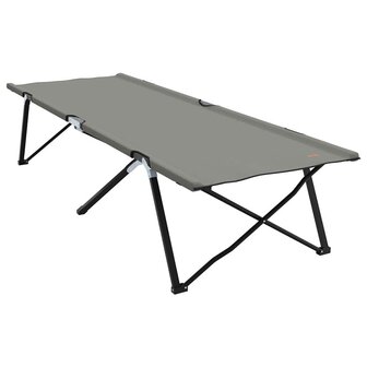 Opvouwbaar Veldbed 2 pcs Grijs 206 x 76 x 74 cm 4