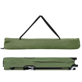 Opvouwbaar Veldbed 2 pcs Groen 206 x 76 x 74 cm 6