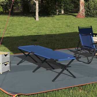 Opvouwbaar Veldbed Blauw 193 x 69 x 45 cm Oxford stof 1