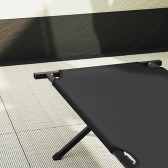 Opvouwbaar Veldbed Zwart 193 x 69 x 45 cm Oxford stof 3