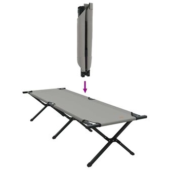 Opvouwbaar Veldbed Grijs 193 x 69 x 45 cm Oxford stof 9