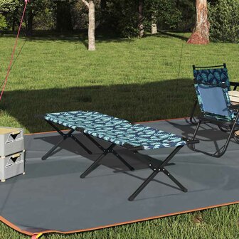 Opvouwbaar Veldbed Blad Bossen 193 x 69 x 45 cm Oxford stof 1