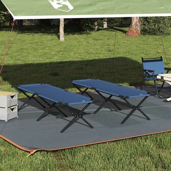 Opvouwbaar Veldbed 2 pcs Blauw 193 x 69 x 45 cm Oxford stof 1
