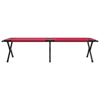 Opvouwbaar Veldbed 2 pcs Rood 193 x 69 x 45 cm Oxford stof 7