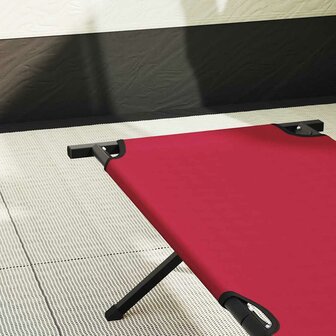Opvouwbaar Veldbed Rood 210 x 80 x 46 cm Oxford stof 3