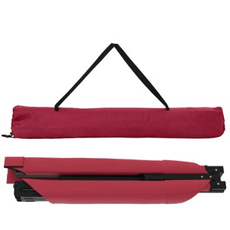 Opvouwbaar Veldbed Rood 210 x 80 x 46 cm Oxford stof 5