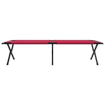 Opvouwbaar Veldbed Rood 210 x 80 x 46 cm Oxford stof 6