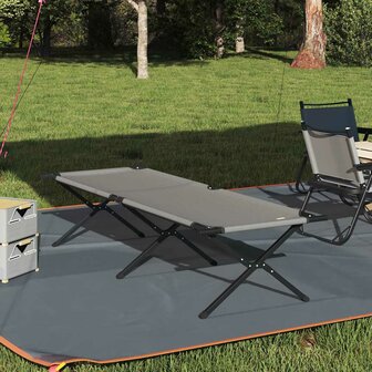 Opvouwbaar Veldbed Grijs 210 x 80 x 46 cm Oxford stof 1