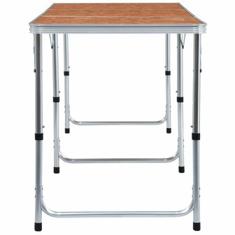 Campingtafel inklapbaar 180x60 cm aluminium 4
